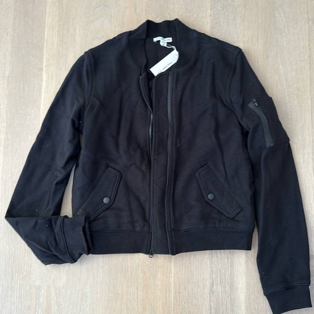 James Perse Lightweight Sweatshirt Jacket
